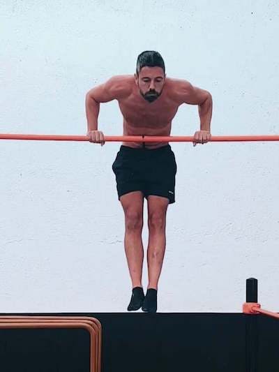 Muscle up with grip change