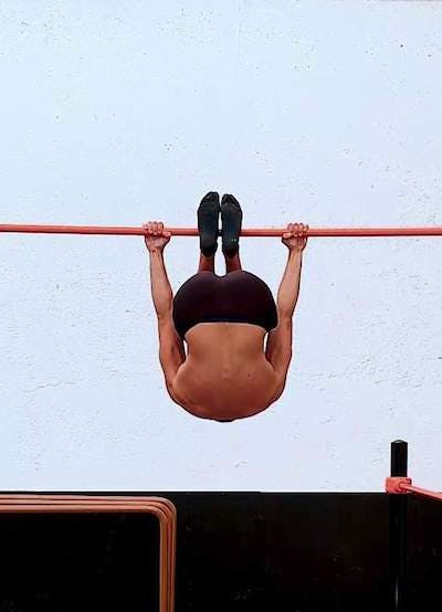 Tucked front lever negatives
