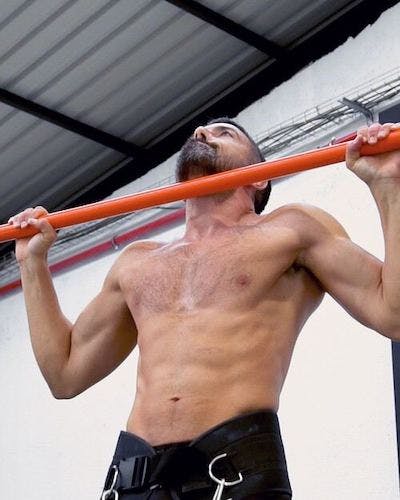 Wide Grip Weighted Pull Ups