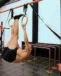 L front lever to inverted hang on rings
