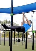 Wrist assisted one arm front lever