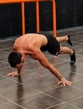 Planche lean with jumps to full